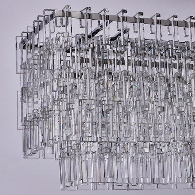 23'' Catene 7 Light Chrome Linear Pendant