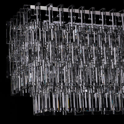 23'' Catene 7 Light Chrome Linear Pendant