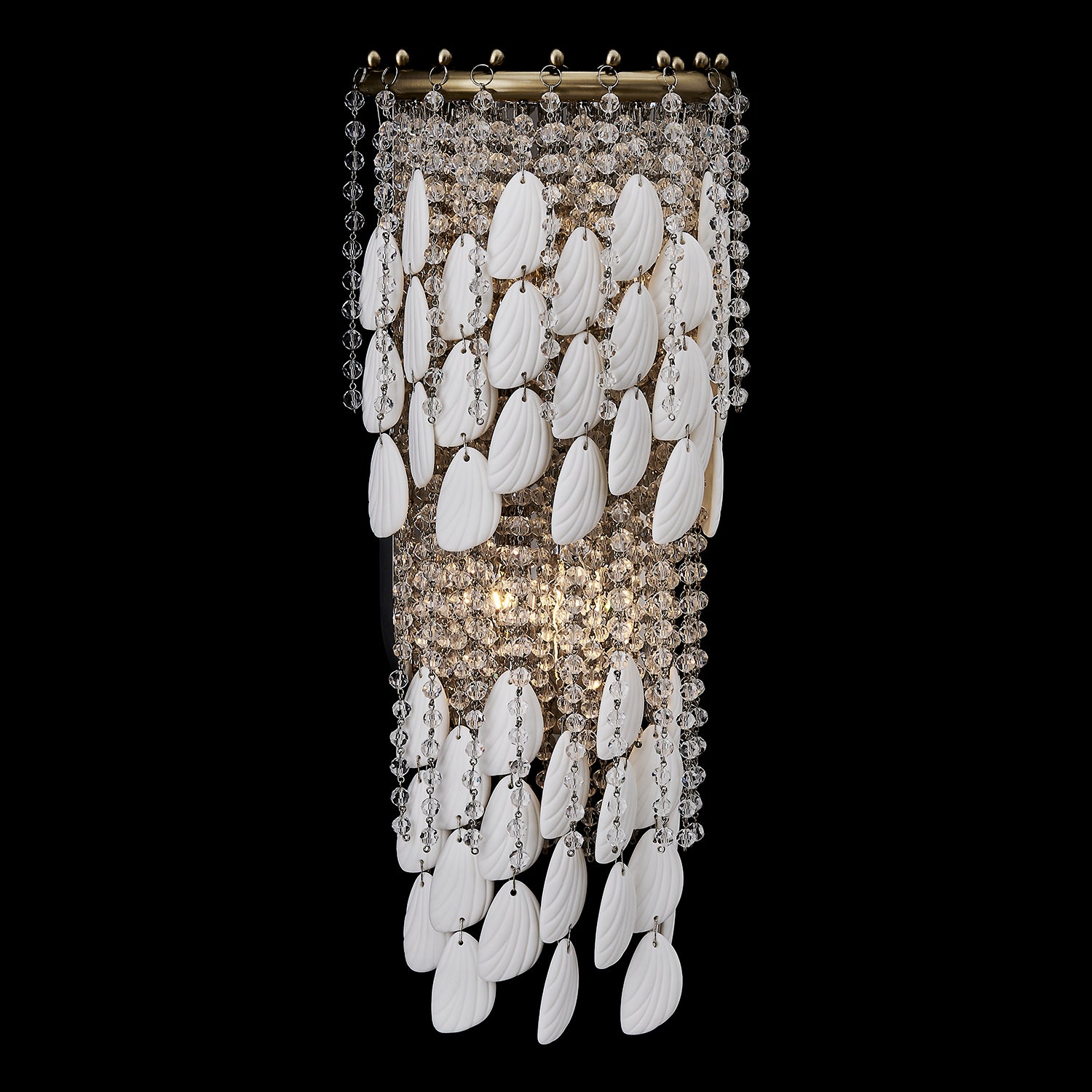 8.75'' Farfalle 2 Light Brushed Champagne Gold Wall Sconce