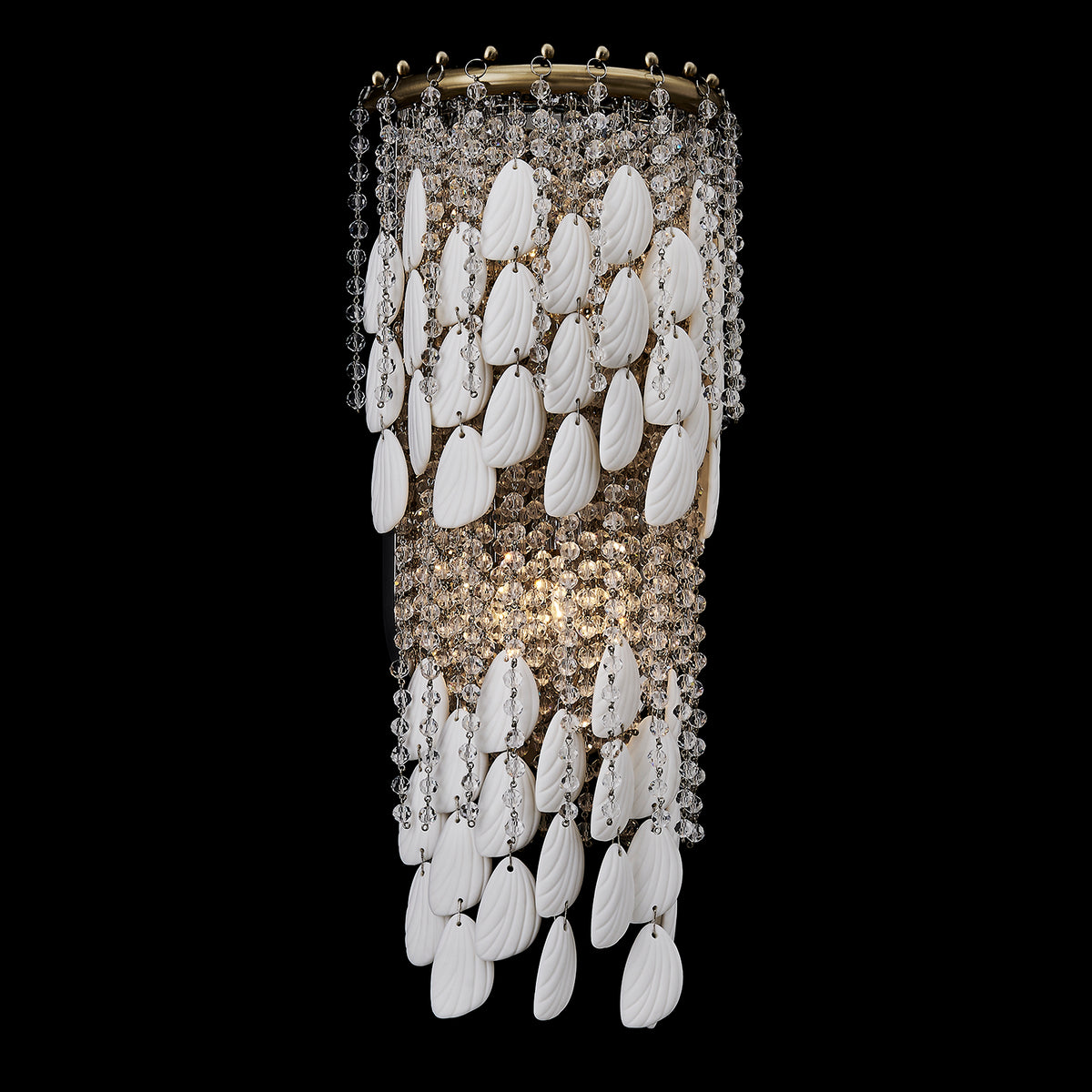 8.75'' Farfalle 2 Light Brushed Champagne Gold Wall Sconce