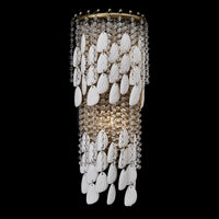 8.75'' Farfalle 2 Light Brushed Champagne Gold Wall Sconce