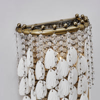 8.75'' Farfalle 2 Light Brushed Champagne Gold Wall Sconce