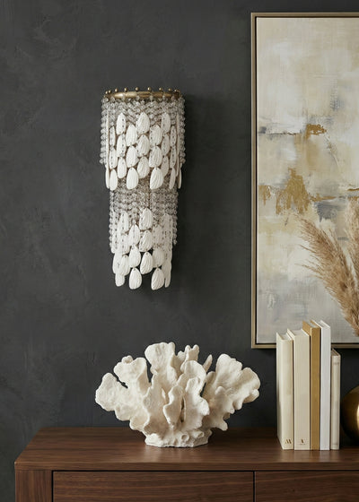 8.75'' Farfalle 2 Light Brushed Champagne Gold Wall Sconce