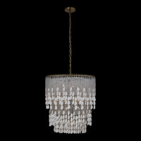 31'' Farfalle 18 Light Brushed Champagne Gold Chandelier