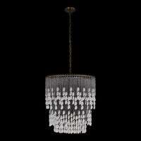 31'' Farfalle 18 Light Brushed Champagne Gold Chandelier