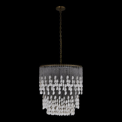 31'' Farfalle 18 Light Brushed Champagne Gold Chandelier