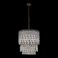 31'' Farfalle 18 Light Brushed Champagne Gold Chandelier