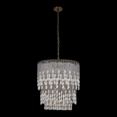 31'' Farfalle 18 Light Brushed Champagne Gold Chandelier