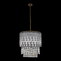 31'' Farfalle 18 Light Brushed Champagne Gold Chandelier