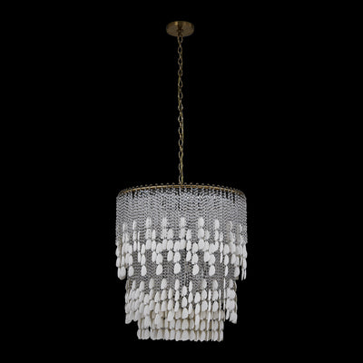 31'' Farfalle 18 Light Brushed Champagne Gold Chandelier