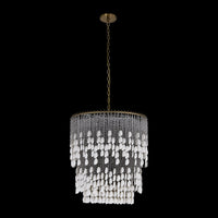 31'' Farfalle 18 Light Brushed Champagne Gold Chandelier