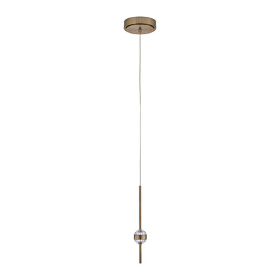 14'' Goccia 2 Light Winter Brass Mini Pendant