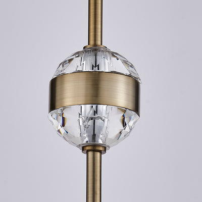 14'' Goccia 2 Light Winter Brass Mini Pendant