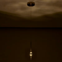 14'' Goccia 2 Light Winter Brass Mini Pendant