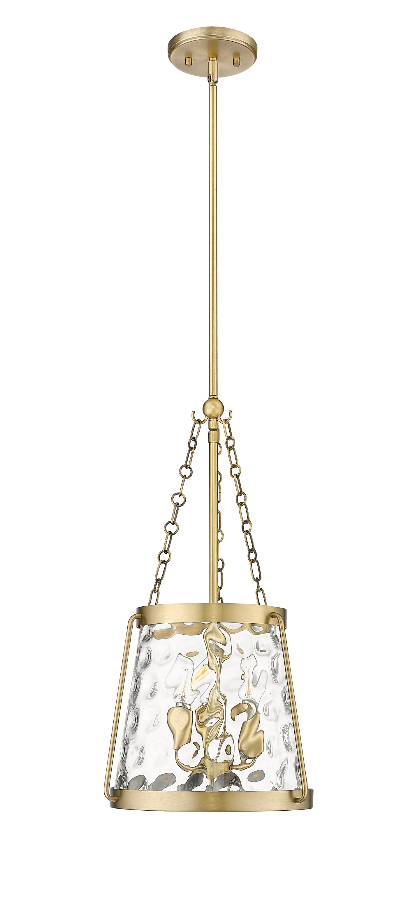 21.63'' Adabella Vintage Brass 3 Light Pendant