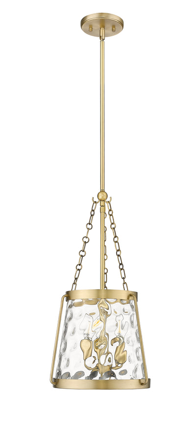 21.63'' Adabella Vintage Brass 3 Light Pendant