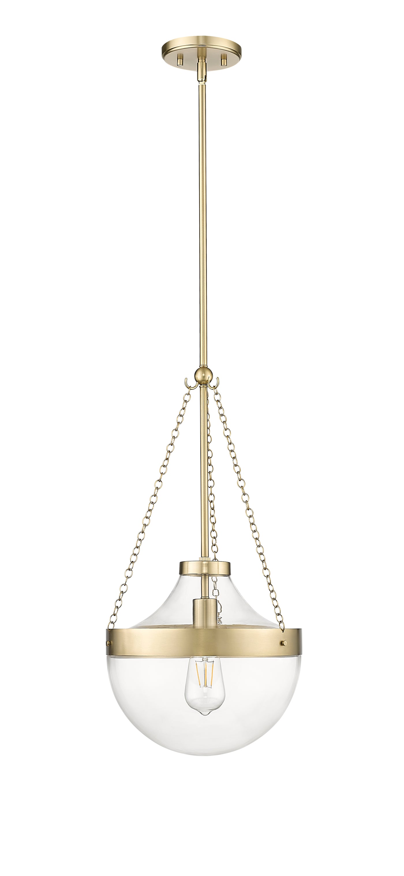 23.5'' Clarra Modern Gold 1 Light Pendant