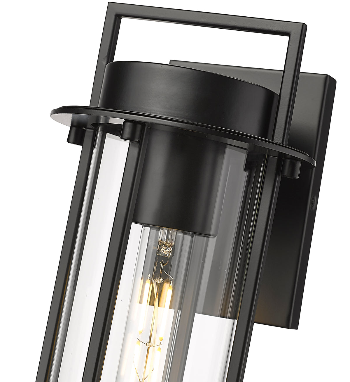 6'' Russell Powder Coated Black 1 Light Wall Sconce