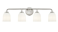 32'' Norah Brushed Nickel 4 Light Bath Vanity
