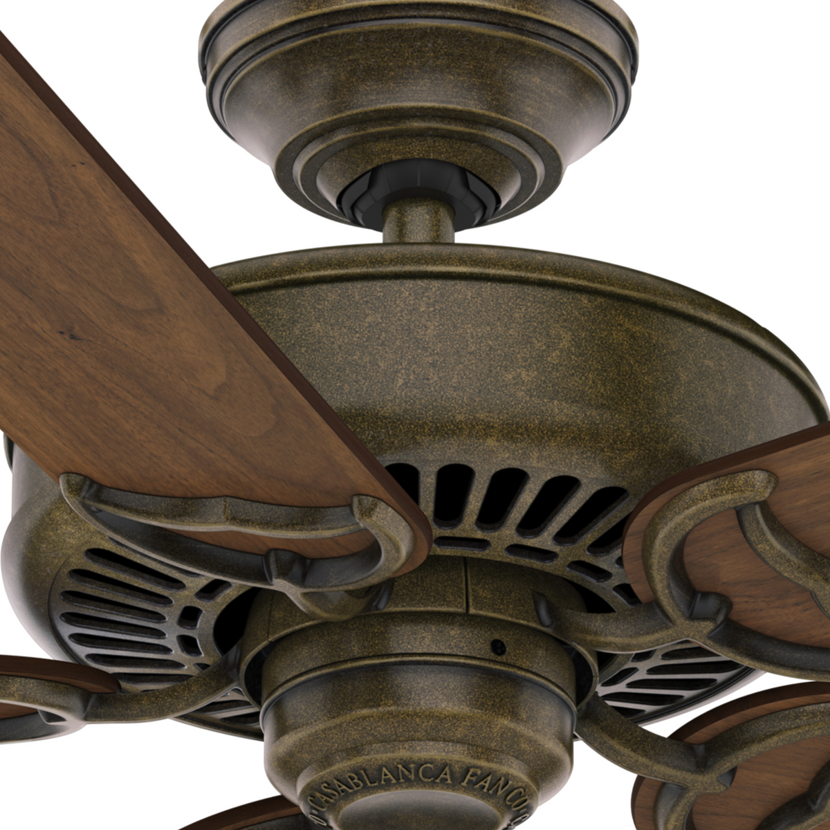 Casablanca 54 inch Panama Aged Bronze Ceiling Fan and Wall Control