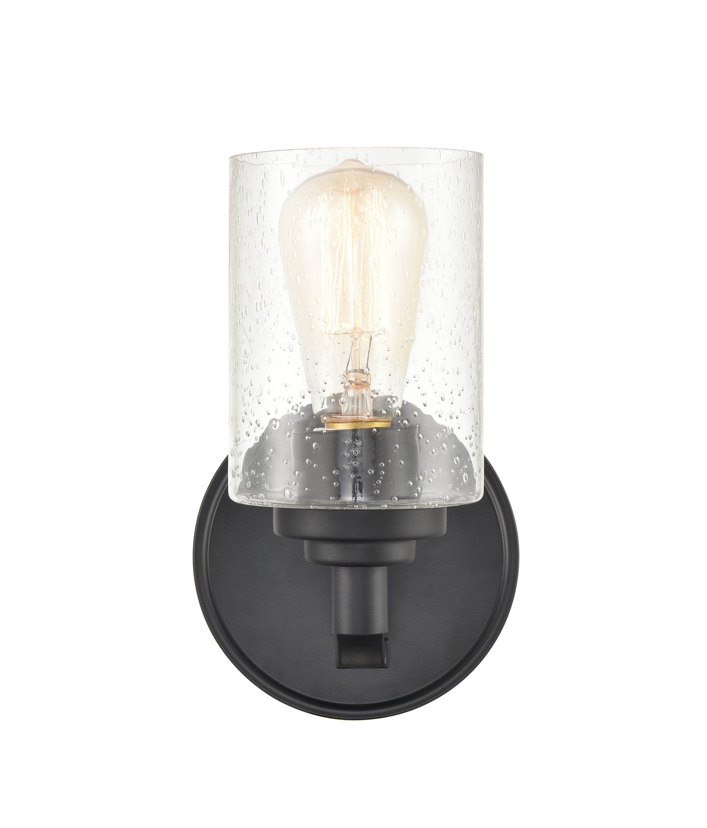 4.38'' Moven Matte Black 1 Light Wall Sconce