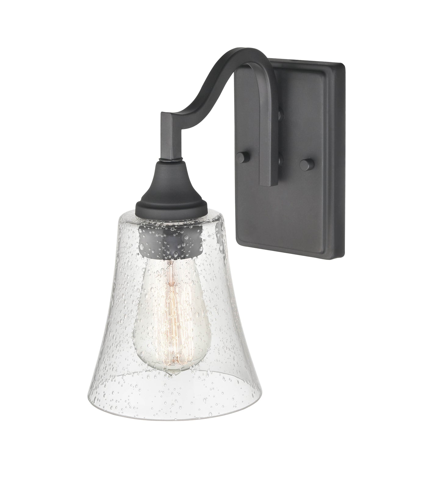 5.75'' Caily Matte Black 1 Light Wall Sconce