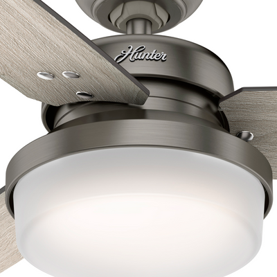 44 inch Sentinel Brushed Slate Ceiling Fan with LED Light Kit and Handheld Remote