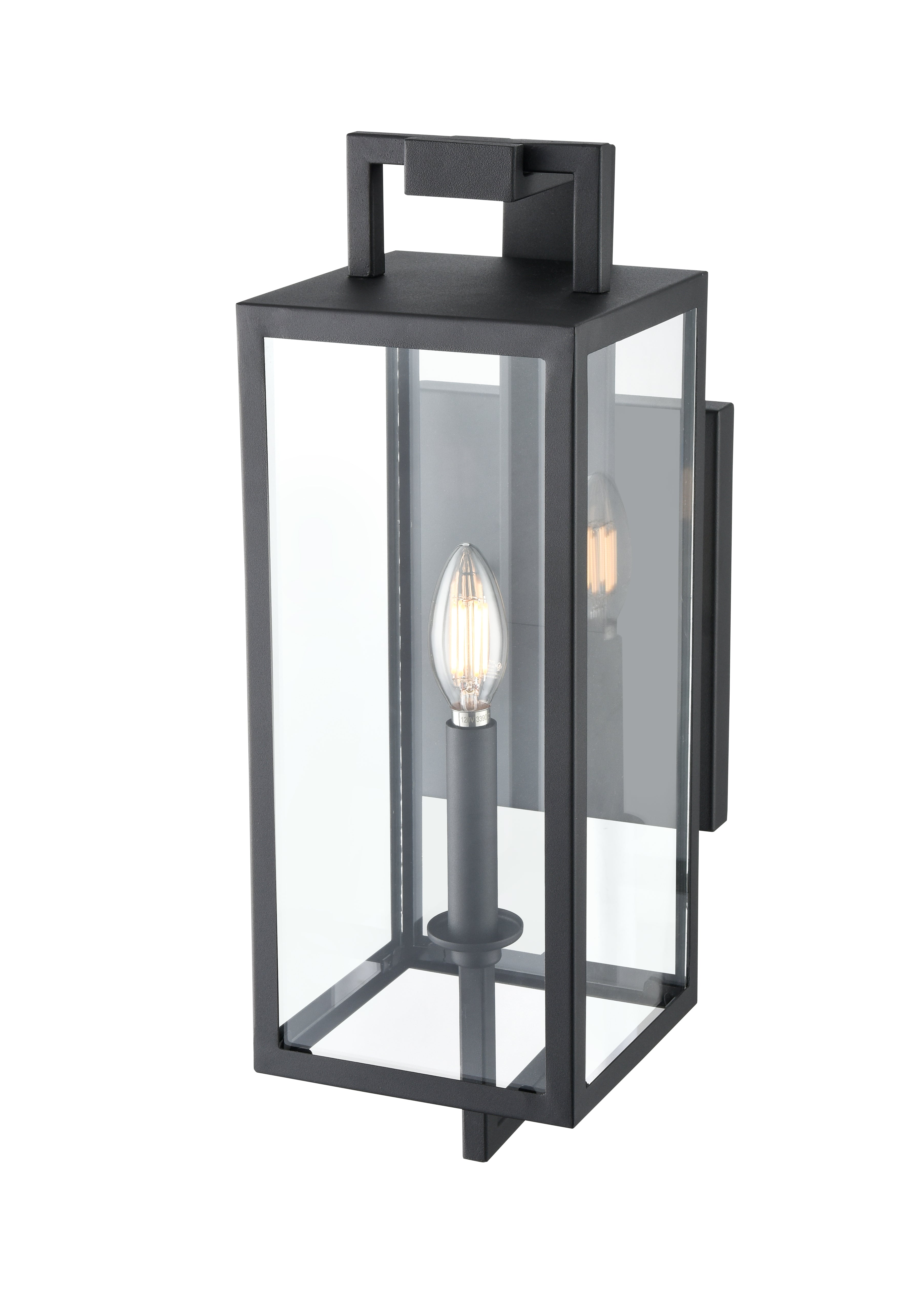 6'' Lamont Textured Black 1 Light Wall Sconce