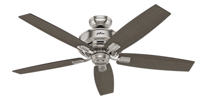 52 inch Bennett Brushed Nickel Ceiling Fan with LED Light Kit and Handheld Remote