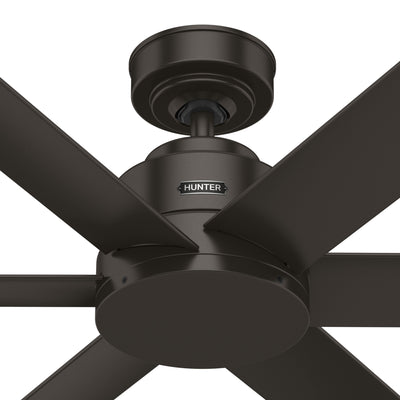 44 inch Kennicott Premier Bronze Damp Rated Ceiling Fan and Wall Control