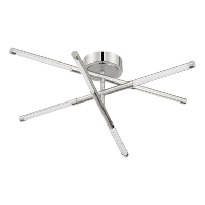 Overture 24-inch 6-light Polished Nickel 5CCT LED Chandelier