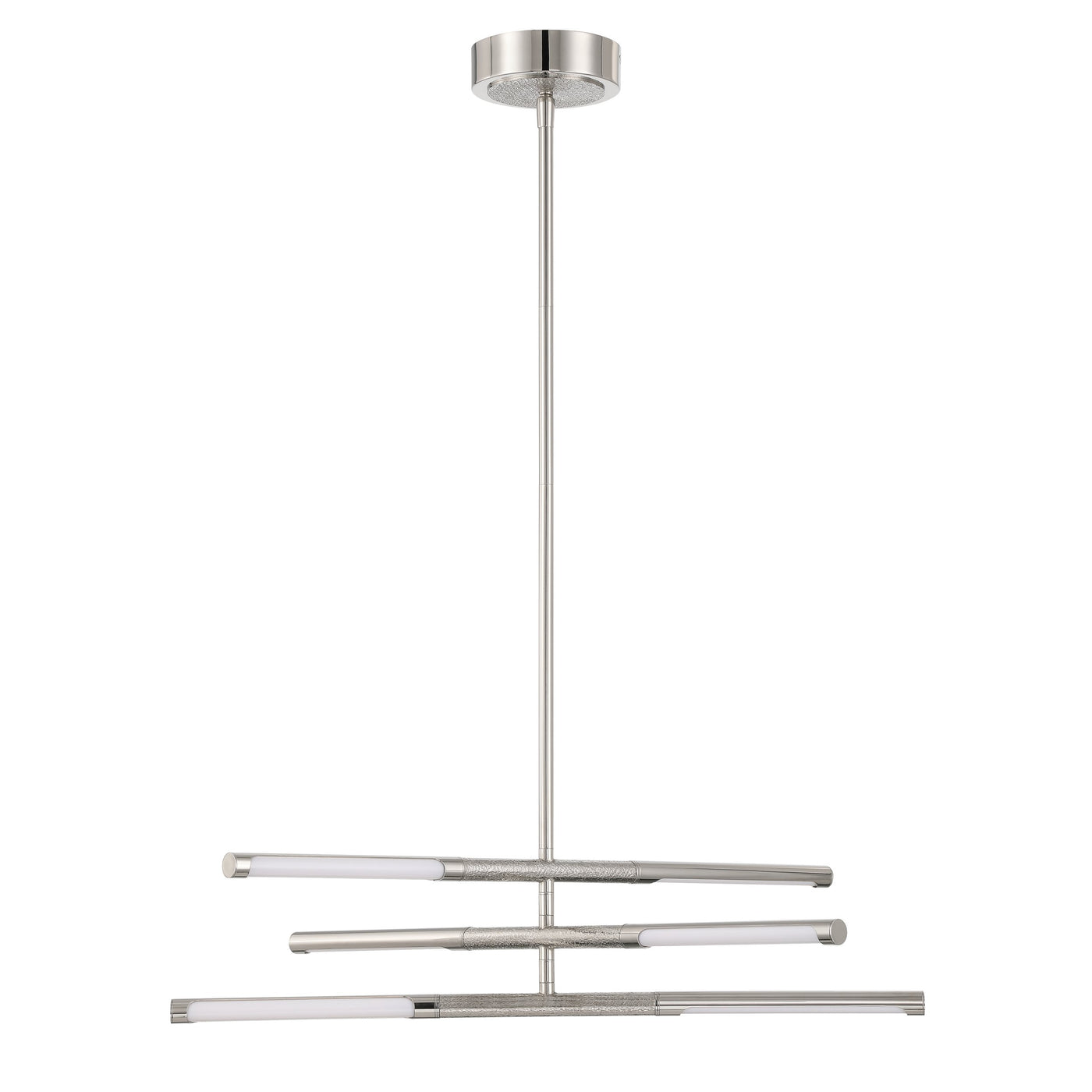 Overture 24-inch 6-light Polished Nickel 5CCT LED Chandelier