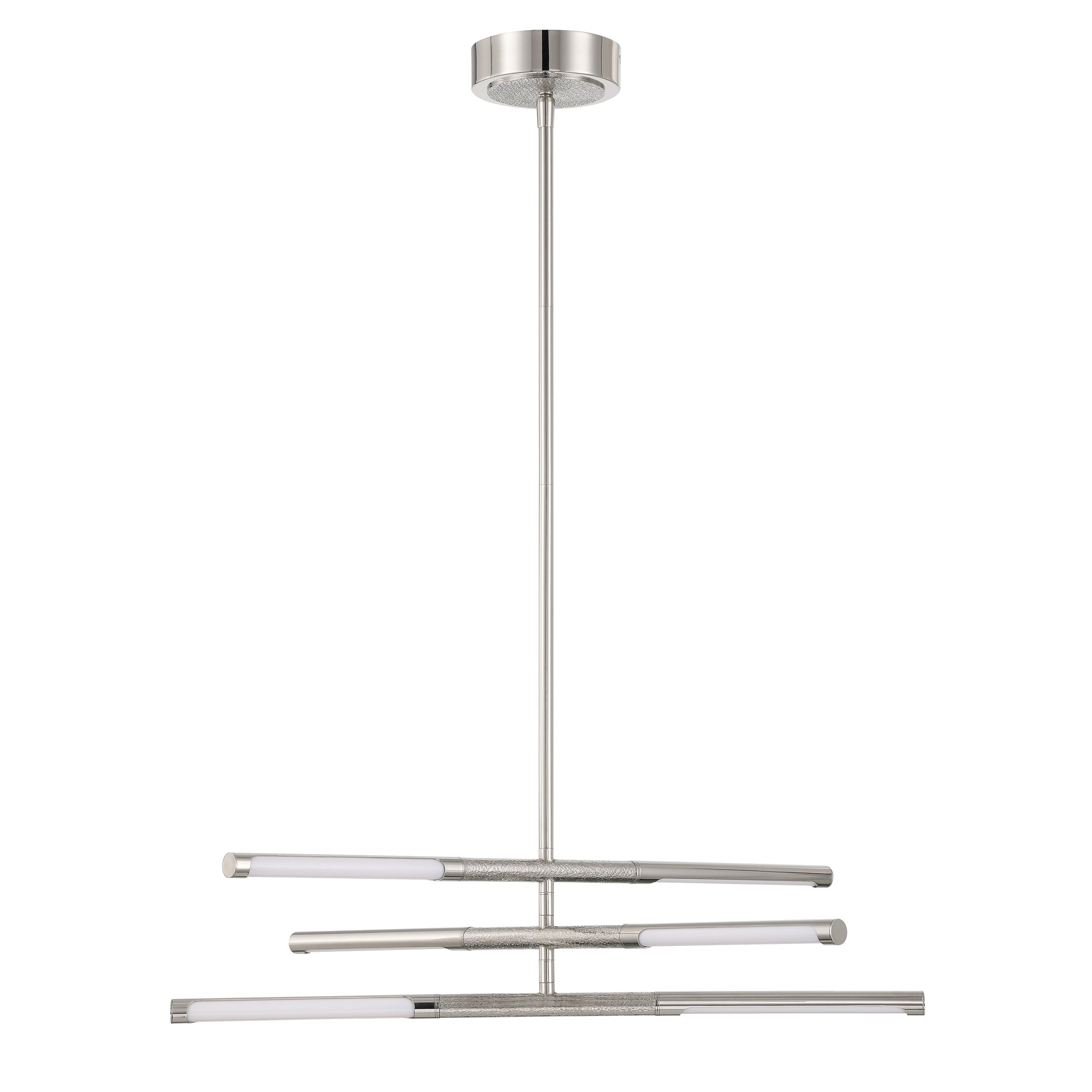 Overture 24-inch 6-light Polished Nickel 5CCT LED Chandelier