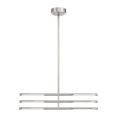 Overture 24-inch 6-light Polished Nickel 5CCT LED Chandelier