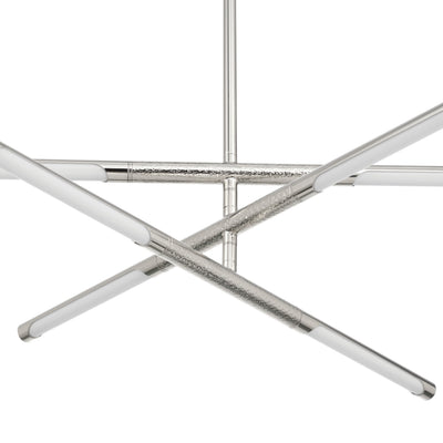 Overture 24-inch 6-light Polished Nickel 5CCT LED Chandelier