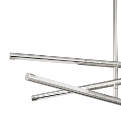 Overture 24-inch 6-light Polished Nickel 5CCT LED Chandelier