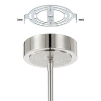 Overture 24-inch 6-light Polished Nickel 5CCT LED Chandelier