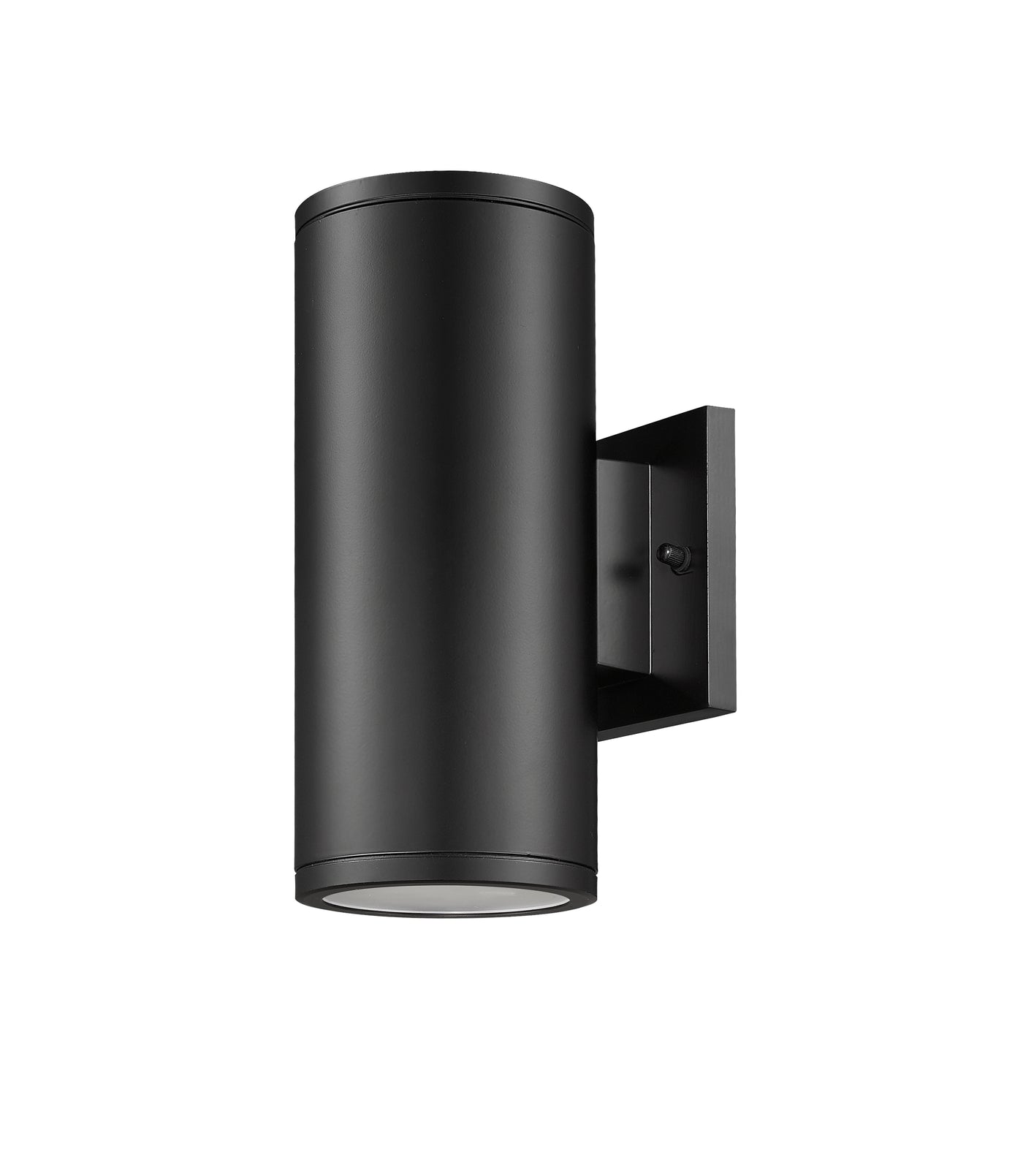 10.62-inch Vegas Powder Coated Black 1-Light Outdoor Wall Sconce