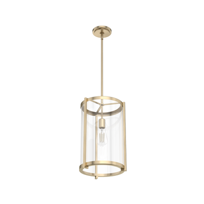 Astwood 11.5-inch 1-light Alturas Gold Pendant with Clear Glass