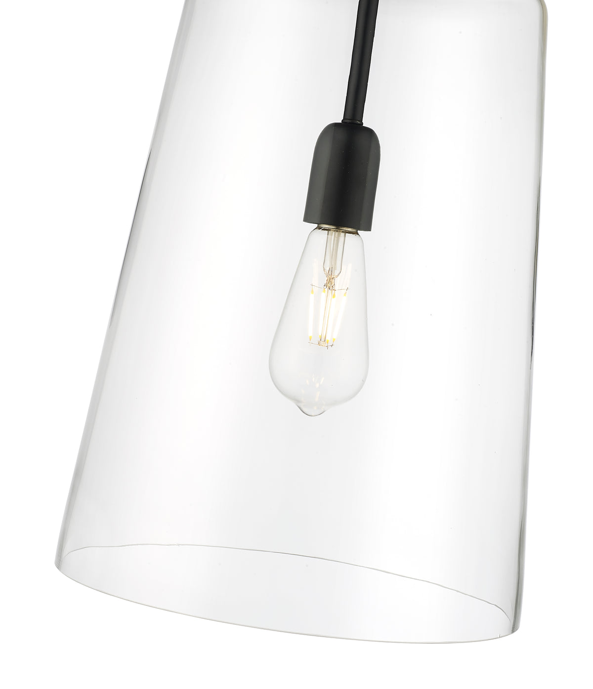 22.25'' Lolla Matte Black 1 Light Pendant