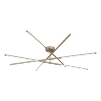 Overture 48-inch 8-light Champagne Gold 5CCT LED Chandelier