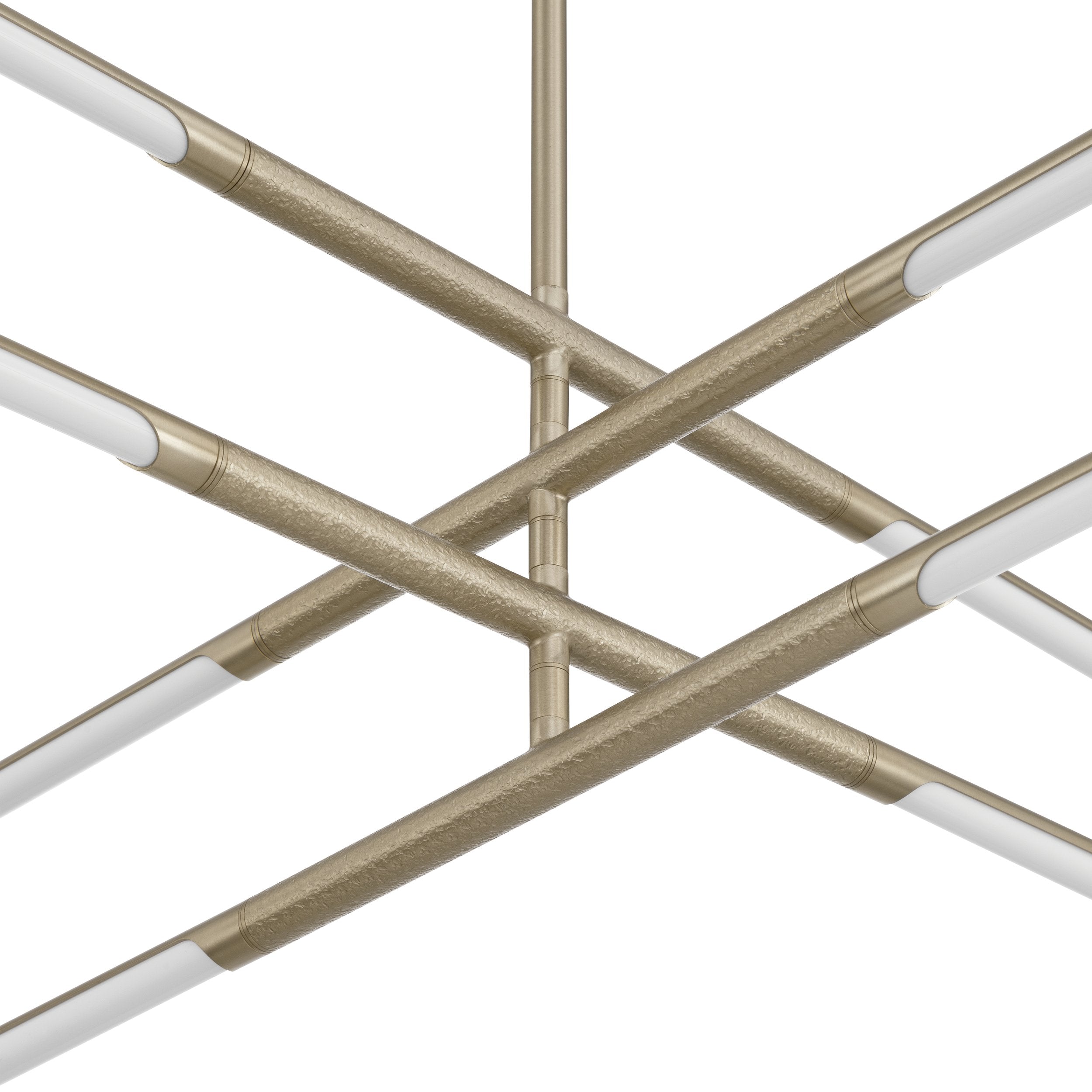 Overture 48-inch 8-light Champagne Gold 5CCT LED Chandelier