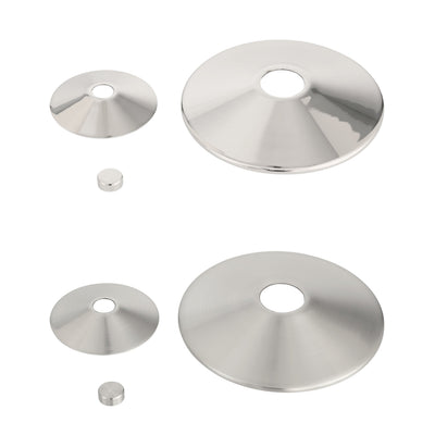 Tremolo 33-inch 3-light Brushed Nickel and Polished Nickel Vanity Light with Etched Opal Glass