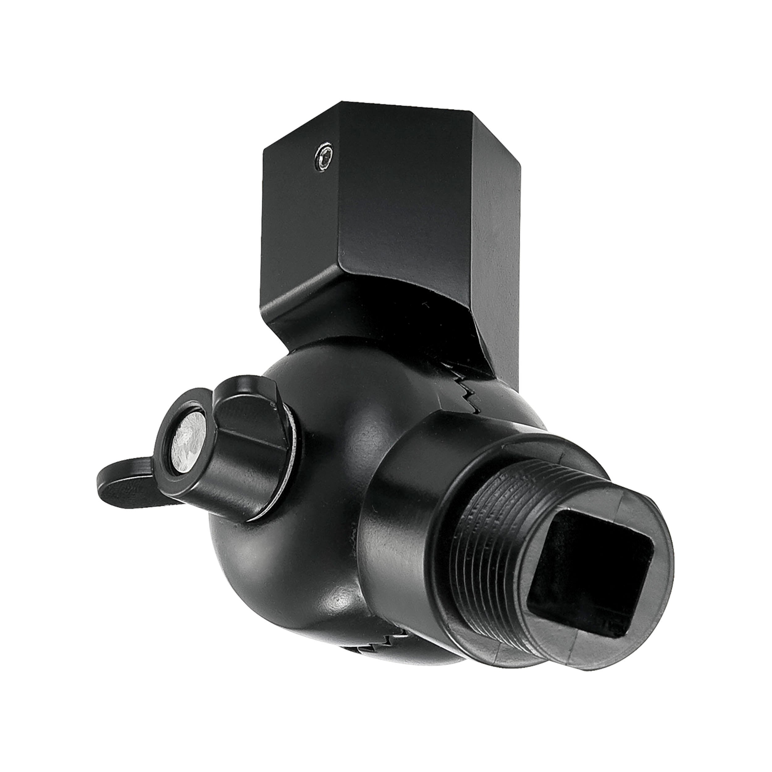 2'' Satin Black R Series Swivel