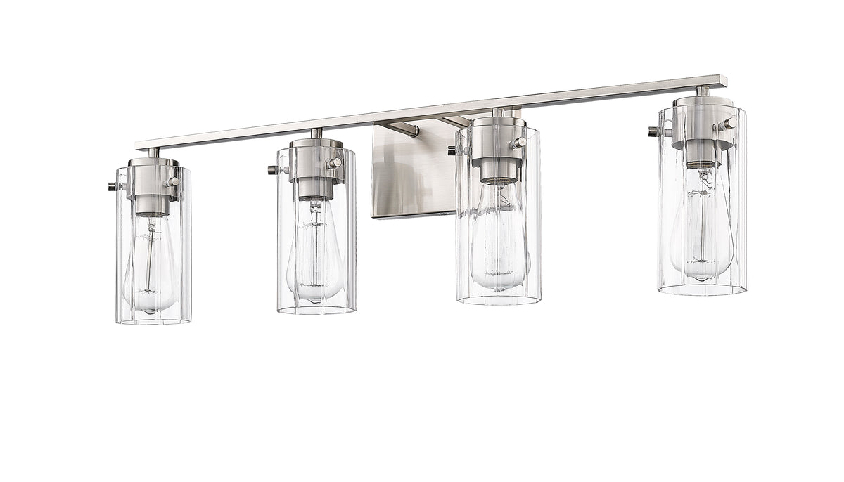 30.5'' Serena Brushed Nickel 4 Light Bath Vanity