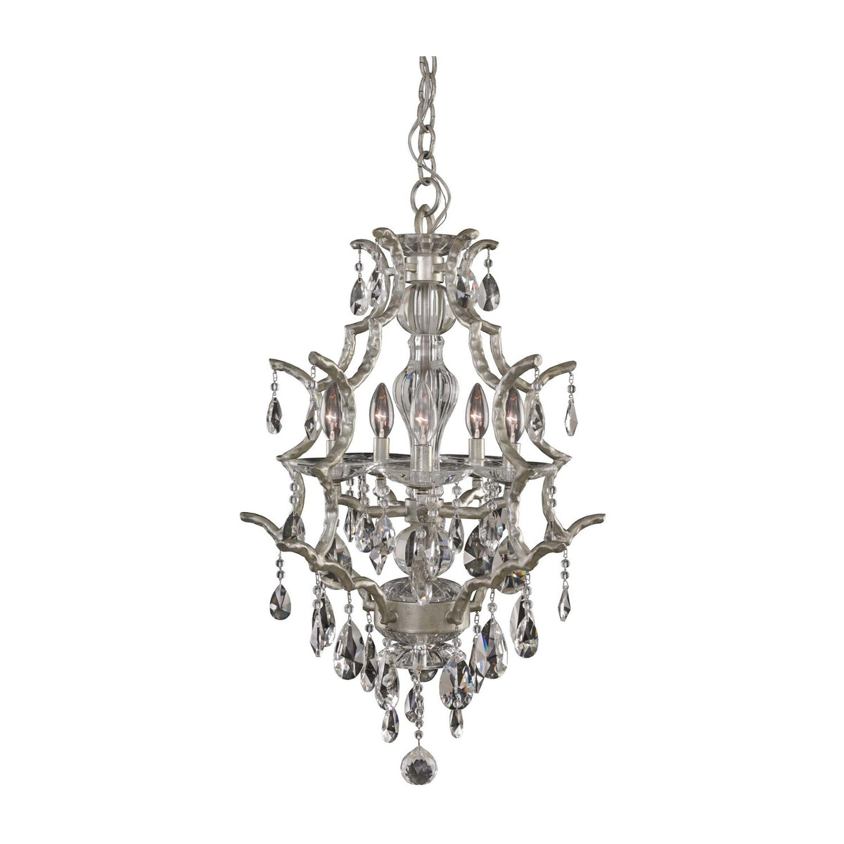 21'' Shorecrest 5 Light Sliver Dollar Wall Sconce