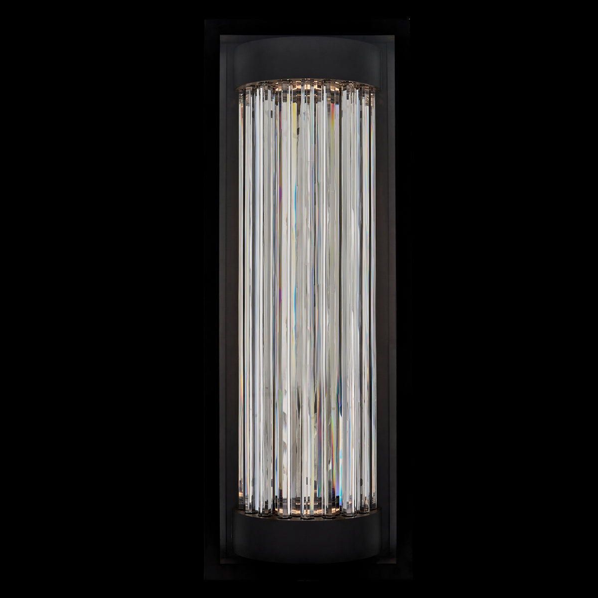 10.5'' Cilindro Esterno 1 Light Matte Black (fluorocarbon) Outdoor Wall Sconce
