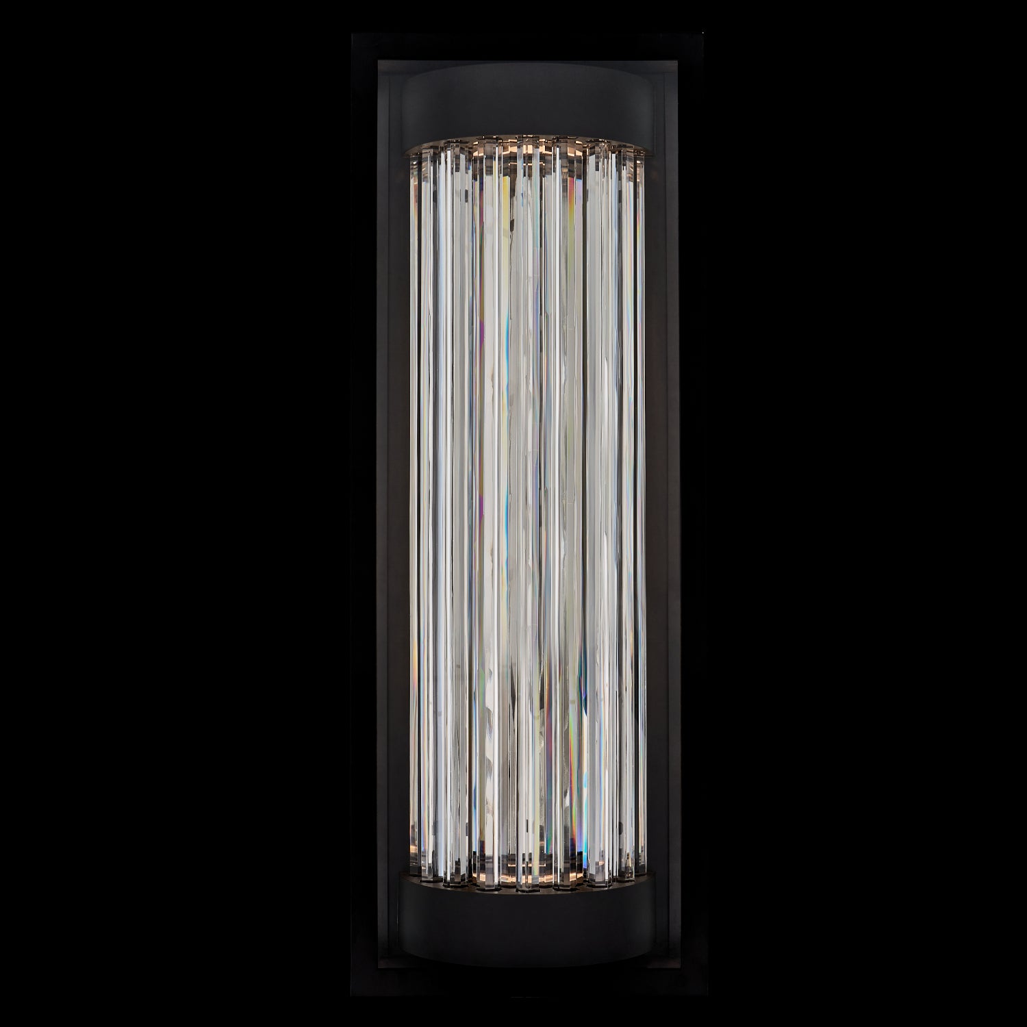 10.5'' Cilindro Esterno 1 Light Matte Black (fluorocarbon) Outdoor Wall Sconce