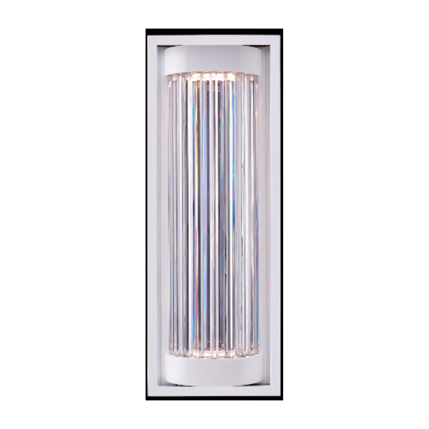 10.5'' Cilindro Esterno 1 Light Outdoor Matte White (fluorocarbon) Wall Sconce