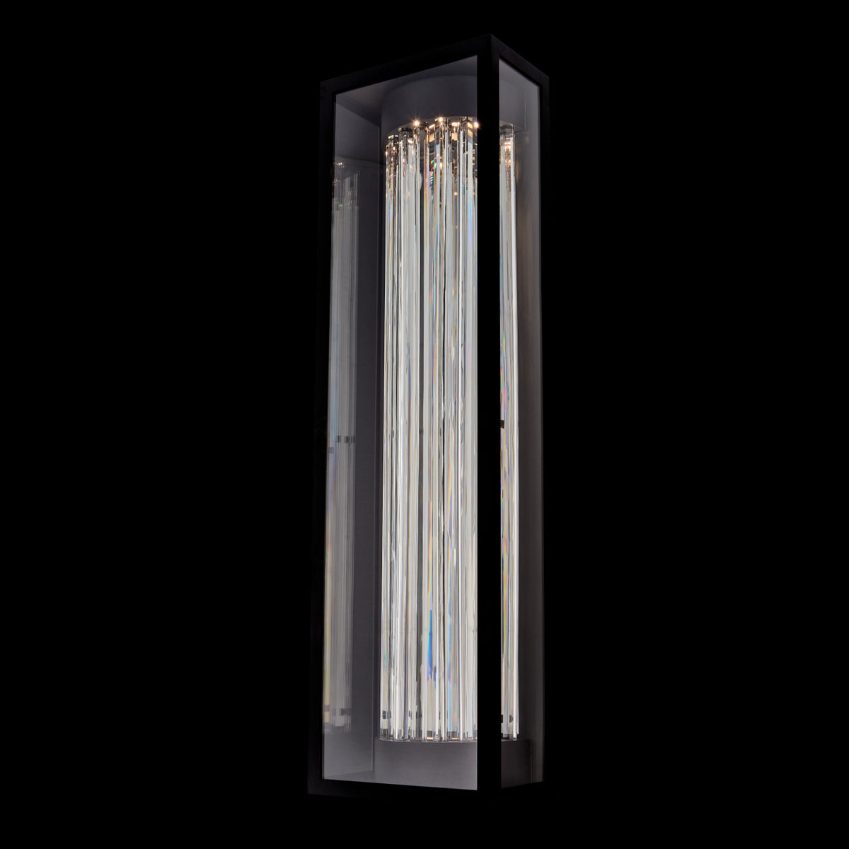 10.5'' Cilindro Esterno 1 Light Matte Black (fluorocarbon) Outdoor Wall Sconce